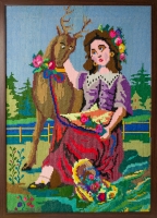 Девушка и олень